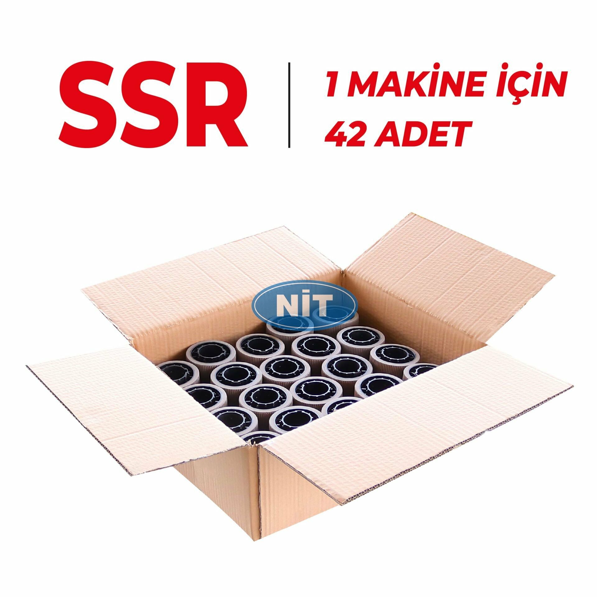 %100 Kauçuk Merdane Lastiği (PEZ) SSR - 42 Adet