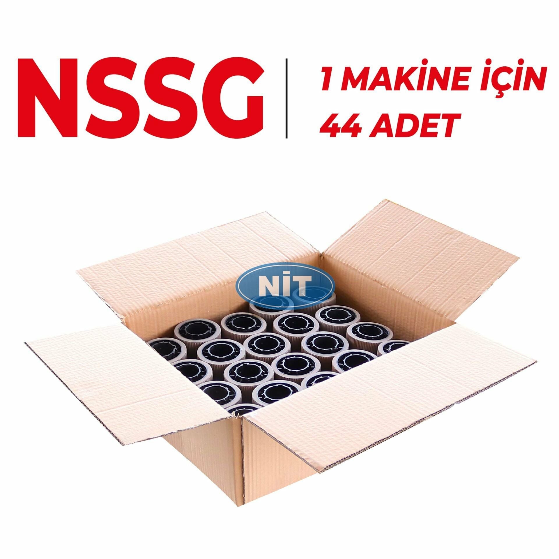 %100 Kauçuk Merdane Lastiği (PEZ) NSSG - 44 Adet