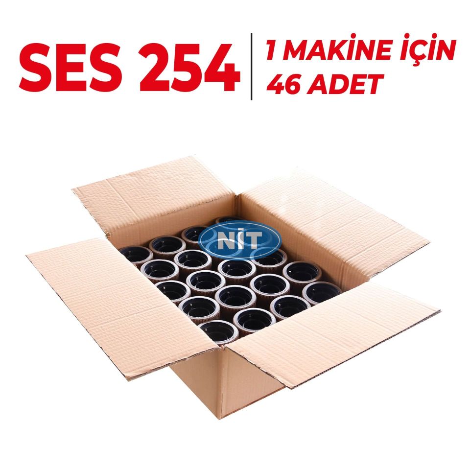 %100 Kauçuk Merdane Lastiği (SES 234 / 236 /  254) SES 254 - 46 Adet